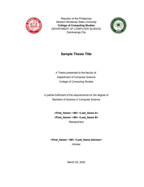 sample thesis paper in the philippines|Accountancy Bachelor's Thesis .